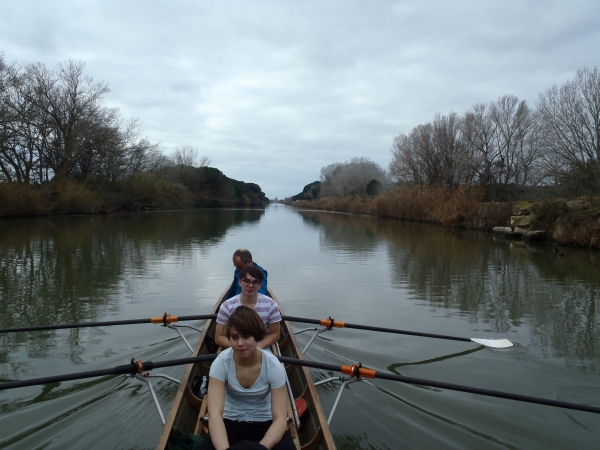 Aigues Mortes mit Ruderboot 2015