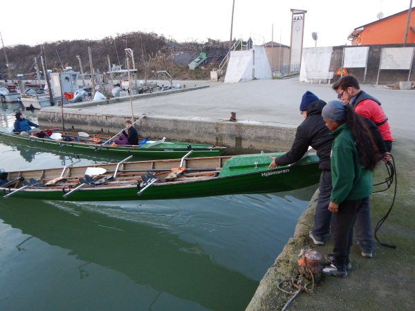 Aussetzen im Fischereihafen Po 2019