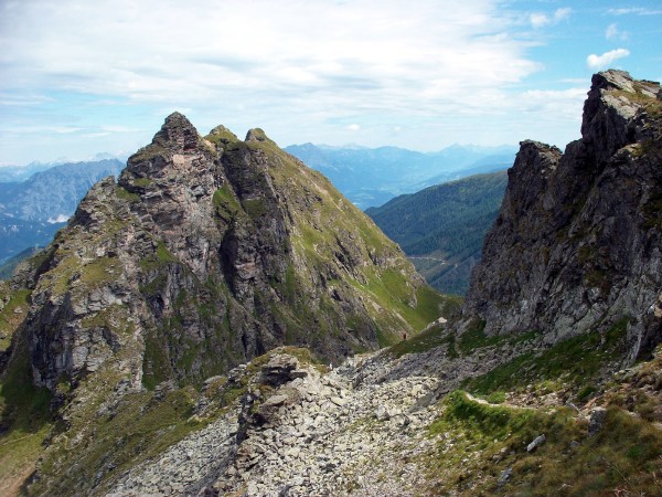 Blick auf die Filzscharte Loipoldhof 2011