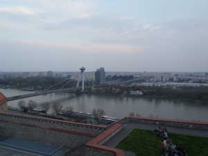 Bratislava von der Burg Donau 2015 Bratislava von der Burg Donau 2015