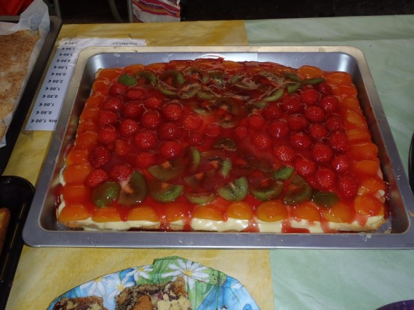 Clunflagge Kleinmachnow als Kuchen Sternfahrt Kleinmachnow 2011