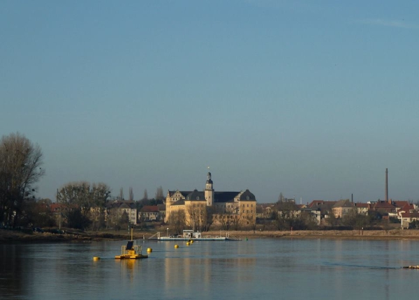 Coswig Ende der Ruderstrecke 2014