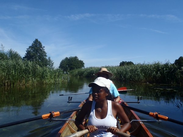 Czarna Hancza im Ruderboot Polen 2015