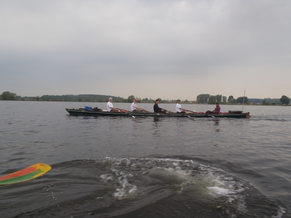 Erwachsenen-Vierer auf dem Trebelsee 2014