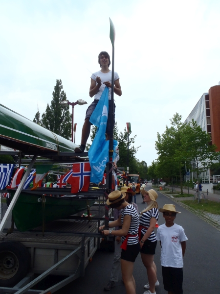 Festumzug Teltow 2015 Bootsanhaenger