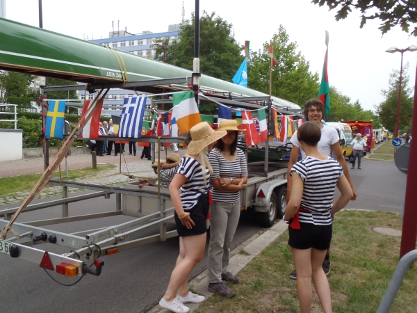 Festumzug Teltow 2015 Gondoliere Ruderclub