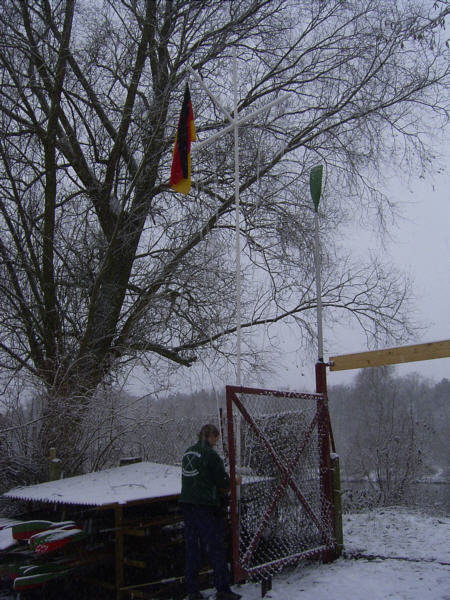 Flaggenmast Stahnsdorf Ruderclub