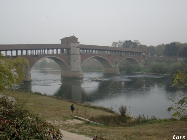 Historische Bruecke in Pavia Ticino 2017