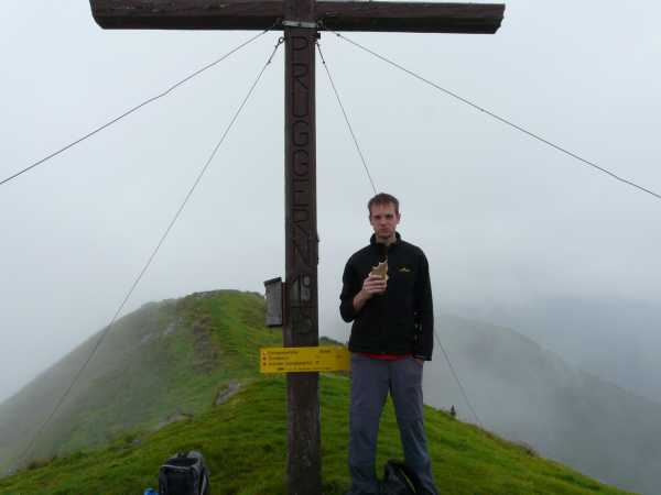 Jens Pleschnitzzinken im Regen Loipold 2012