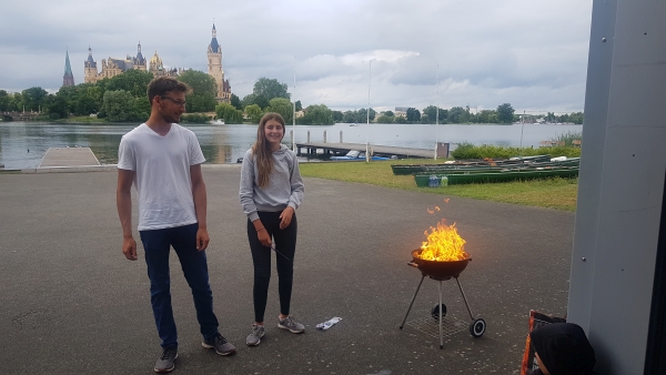 Johanna darf wieder grillen Schwerin 2020