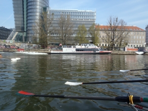 Katamaran Wien Bratislava mit Ruderbooten Wien 2015 Katamaran Wien Bratislava mit Ruderbooten Wien 2015