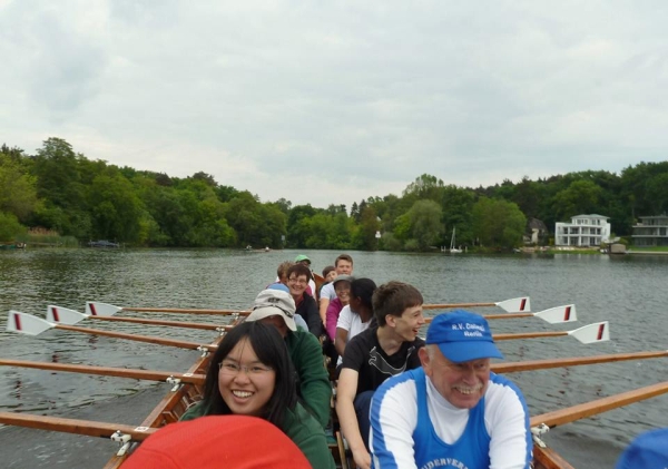 Kirchboot auf dem Pohlesee Schleusenfest 2013