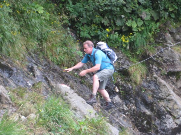 Kletterstelle oberhalb vom Riesachsee L10