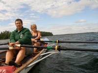 Leistungsruderinnen auf den Weg nach Punkaharju S11Bl