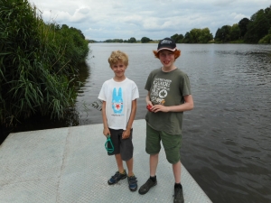 Leon und Mattiis an der Weser 2018 Leon und Mattiis an der Weser 2018
