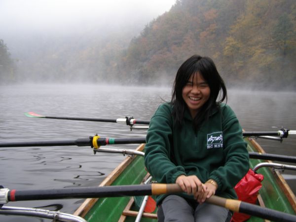 Lisa auf der Moldau oberhalb  von Prag Moldau 2010