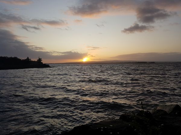 Lough Derg bei Sonnenaufgang Irland 2019