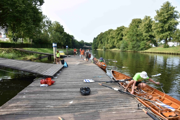 Lubecker RG start der Ruderboote 2018