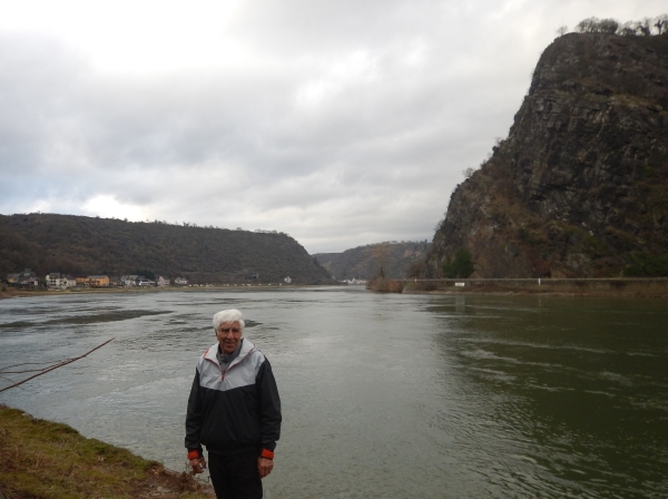 MIchel vor der Lorelei Februar 2024