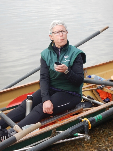 Maria im Boot Donau 2016