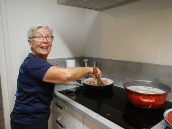 Maria macht Abendessen Maas 2017