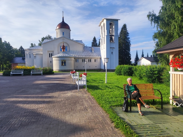 Maria vor der Klosterkirche Valamo 2023