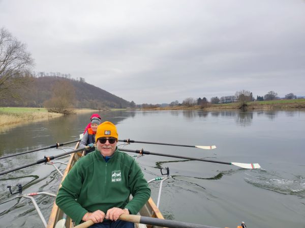 Masters Ruderer auf Weser 2023