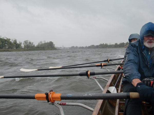 Mieses Wetter auf der ELbe 2020