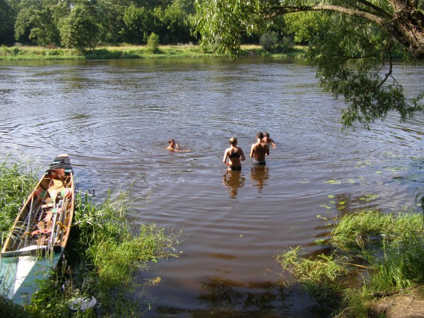 Narew am Ufer Baden P09