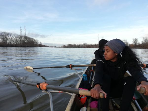 Nirina auf dem Rhein Silvester 2022