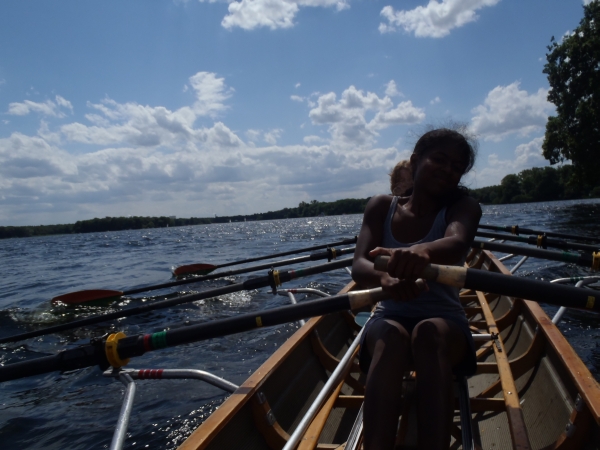 Nirina auf dem Tegler See Kinderfahrt 2012