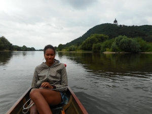 Obby und Wilhelm I Porta Westfalica Weser 2018