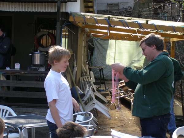 Patrick mit Goldmedaille