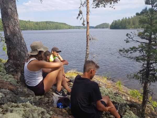 Pause auf einer Klippe 2019