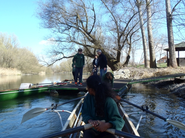 Pause bei Manfred Klein Donau 2016