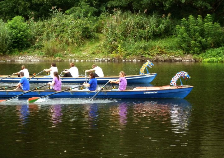 Rennen der Ruderboote Kleinmachnow 2011