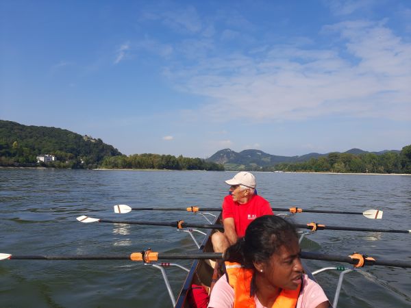 Rhein 2021 mit Siebengebirge