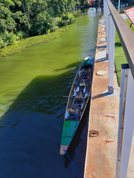 Ruderboot am Hausboot Spreewald 2020