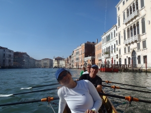 Ruderboot auf dem Canale Grande 2014 Ruderboot auf dem Canale Grande 2014