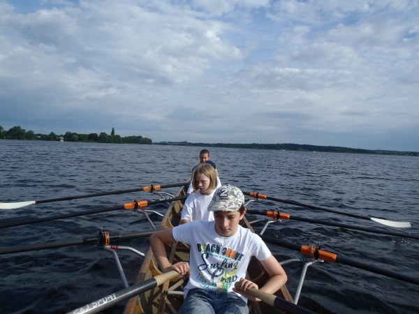 Ruderboot auf dem Zernsee Werder 2016