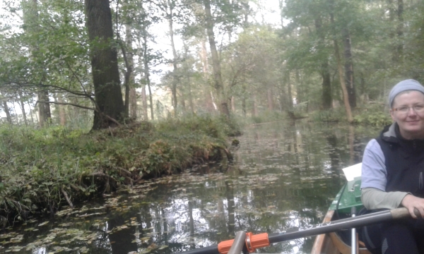 Ruderboot im Spreewald 2017