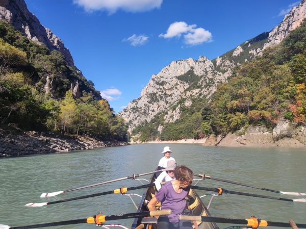 Ruderboot in der Gorges du Verdon 2023