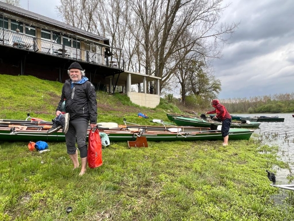 Ruderboote Backo Novo Selo Donau 2023