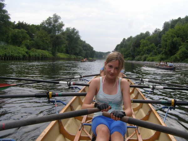 Ruderboote Schuelerrudern Teltowkanal 09