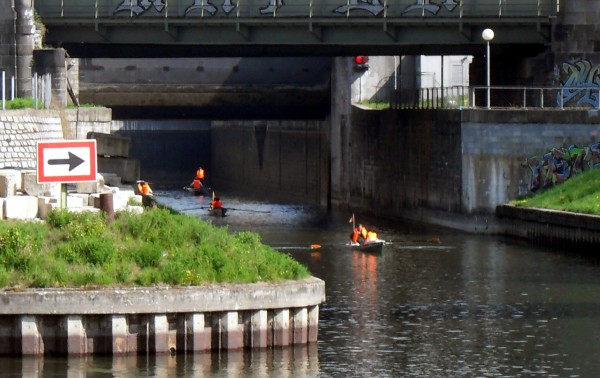 Ruderboote Wien Schleuse D11