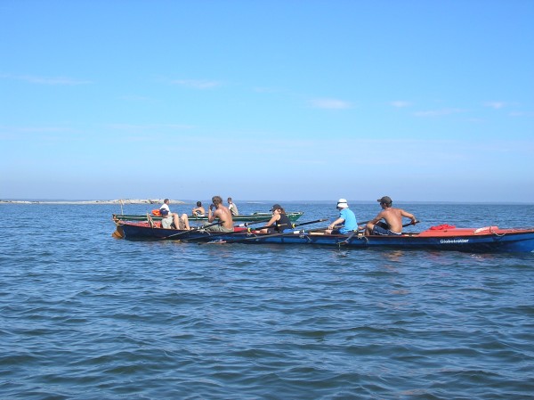 Ruderboote auf dem Vaenern Sw08