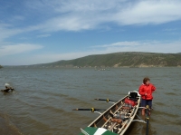 Ruderboote vor Golubac Donau 2012 Ruderboote vor Golubac Donau 2012