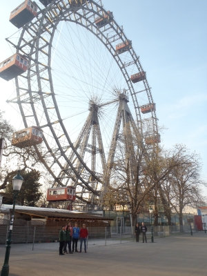 Ruderer am Riesenrad Wien 2015