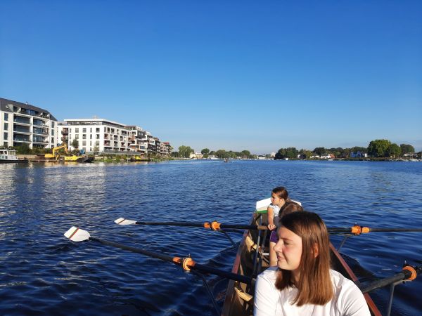 Ruderer auf der Dahme Herbst 2021