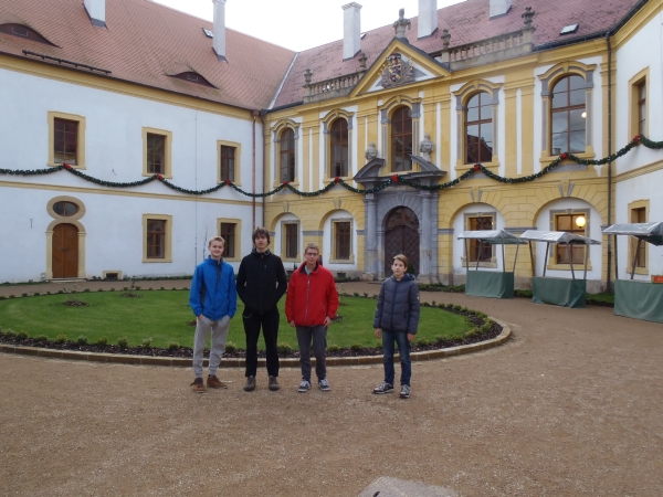 Ruderer im Schloss Tetschen 2015